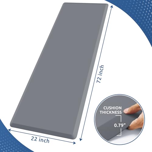 0.8" Thick Kitchen Mat Cushioned Anti Fatigue Rug Comfort Floor Mats