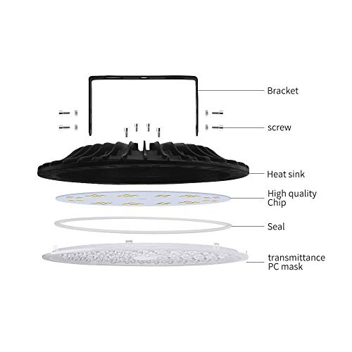 5 PACK 500W UFO LED High Bay Light (5 Count)
