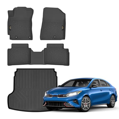 Floor Mats & Cargo Liner Custom for Kia Forte 2019