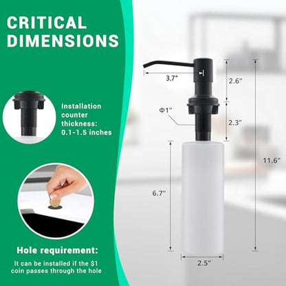 LED Commercial Kitchen Faucets with Pull Down Sprayer Matte Black