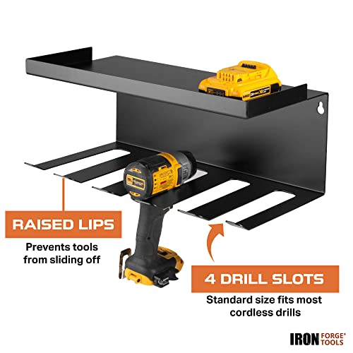 Metal Power Drill Organizer for Garage