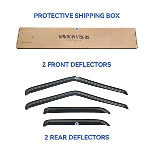 Window Visors Rain Guards for 1995