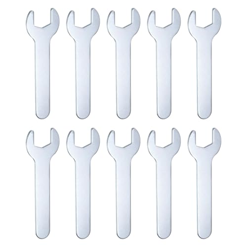 10pcs Small Wrench Open End Wrench 14x87x2mm Metric U (10 Count)