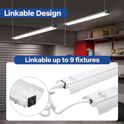 4 Pack 4ft Linkable Led Shop Light (4 Count)