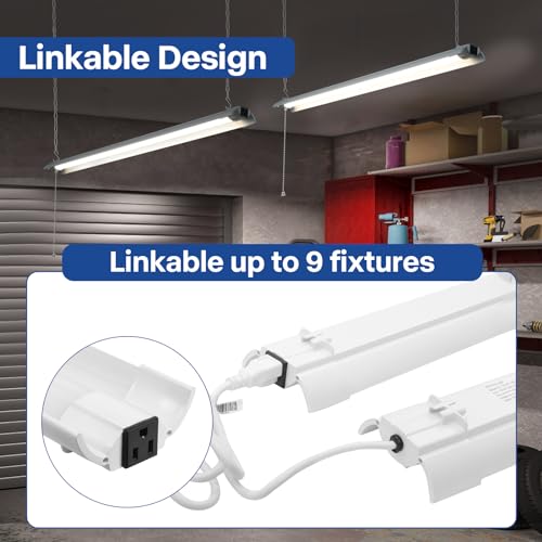 2 Pack 4ft LED Shop Light