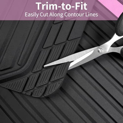Heavy Duty Rubber Car Mats Metallic