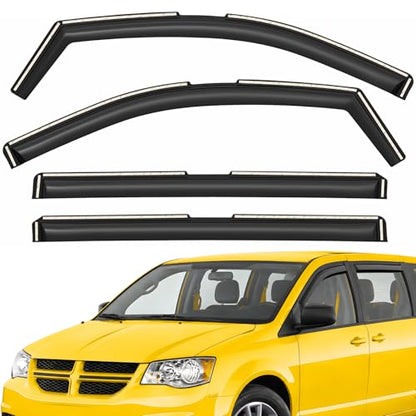 Extra Durable Window Deflectors in (4 Count)
