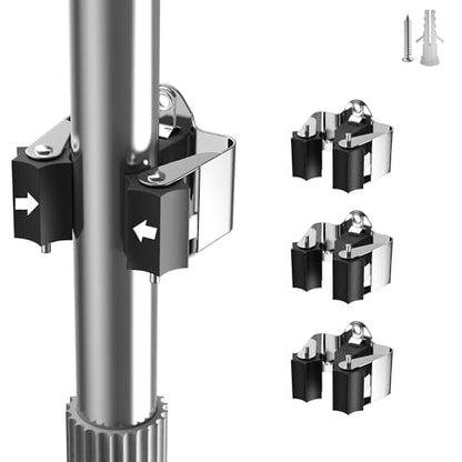 Broom Holder Wall Mount (3 Count)
