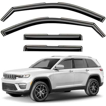 Window Deflectors Smoke Tinted in