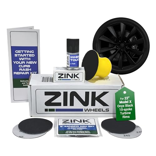 Premium Tesla Wheel Curb Rash Repair Kit for Model X 22