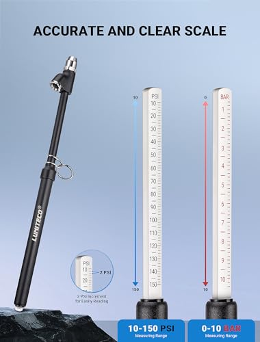 2 Pack Dual Head Tire Pressure Gauge (2 Count)