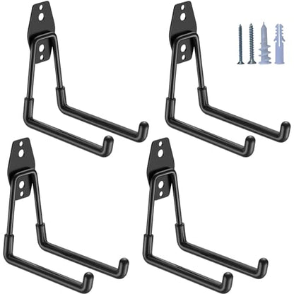 Garage Hooks Heavy Duty 4 Pack