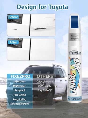 8Q4 Reservoir Blue Car Touch Up Paint for Toyota