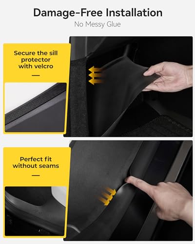 Full Set Door Sill Protector for Tesla Model 3 Hignland 2024 2025 2026 (5 Count)