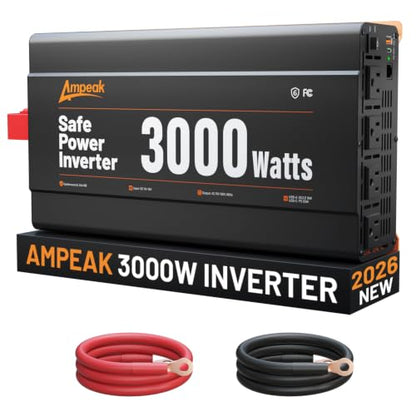 3000W Power Inverter 12V DC to 110V AC