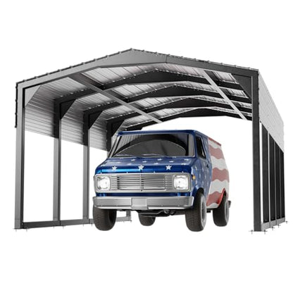 Military Grade Metal Carport 12x20 FT