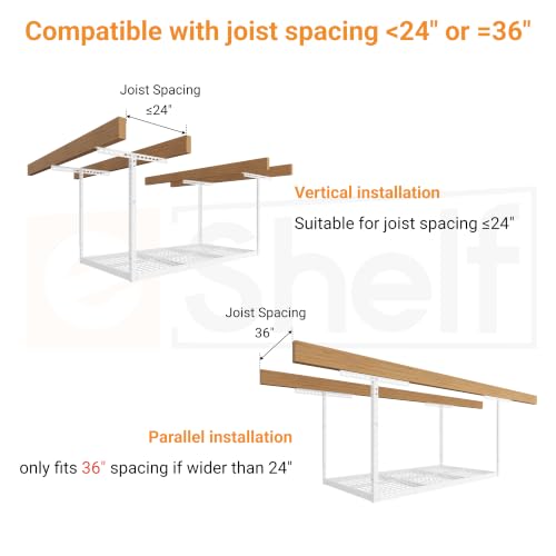 3x6ft Overhead Ceiling Garage Storage Rack
