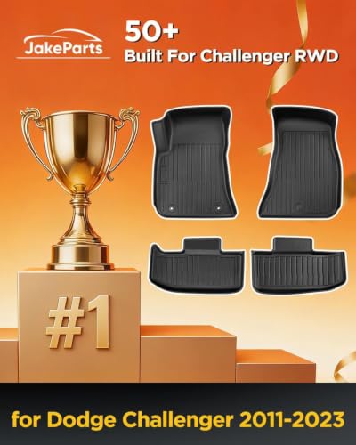 Car Floor Mats for Dodge Challenger RWD 2011 (5 Count)