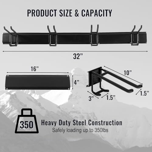 Wall Mount Tool Storage Rack