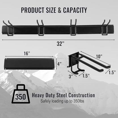 Wall Mount Tool Storage Rack