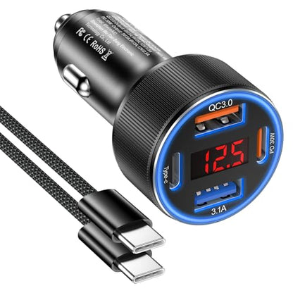 Car Charger for iPhone 17 16 15 Pro Max