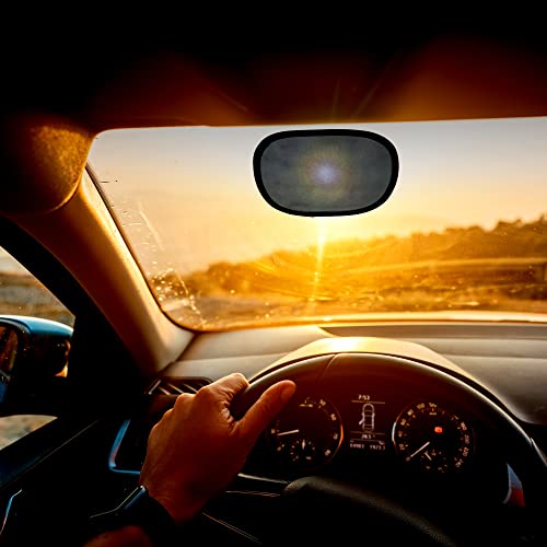 Miniature Static Cling Window Shade for Car Sun Visor (2 Count)