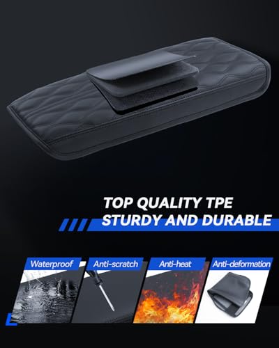 Armrest Cover for 2022 2023 2024 Hyundai Ioniq 5 Accessories Center Console Middle Lid Pad Protector for Car Elbow Rest
