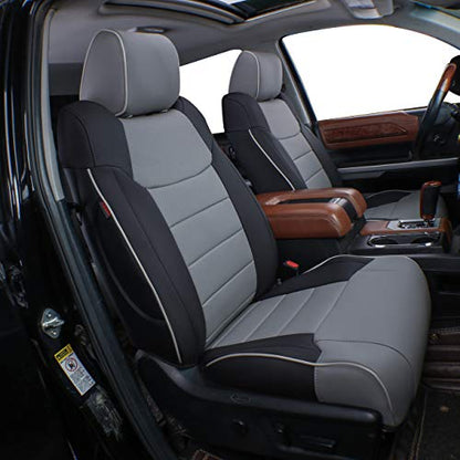 Custom Fit Tacoma Front Car Seat Covers for Toyota Tacoma 2016 2017 2018 2019 2020 2021 2022 2023 Double Cab