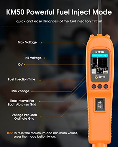 KM50 Power Circuit Probe & Automotive Circuit Tester with Live Waveform