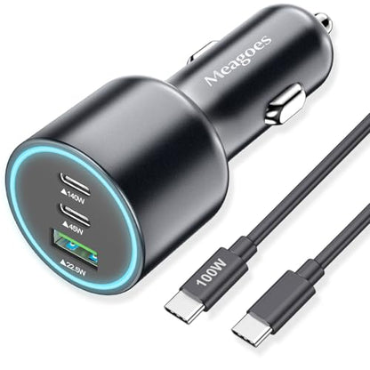 140W USB C Car Charger Super Fast Charging for iPhone 17