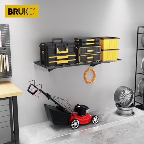 1.64x4ft Adjustable Rail Wall Garage Storage Shelf