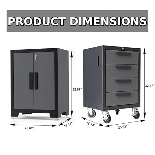 12 Piece Garage Storage Cabinet System