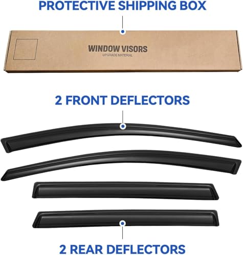 Window Visors Rain Guards for 2017