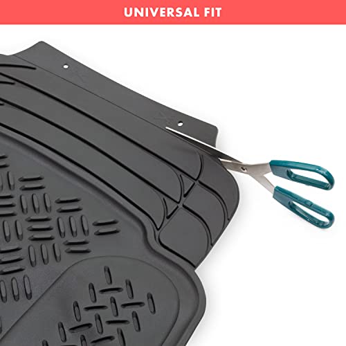 Heavy Duty Black Rubber Car Floor Mat by Vaygway
