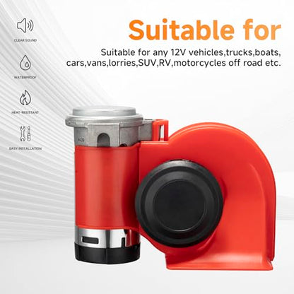 Train Horns kit for trucks Air Horn for Motorcycle Car Horn Super Loud
