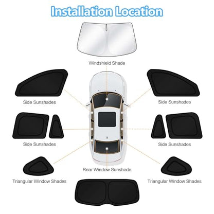Car Window Shades for 2016 (10 Count)