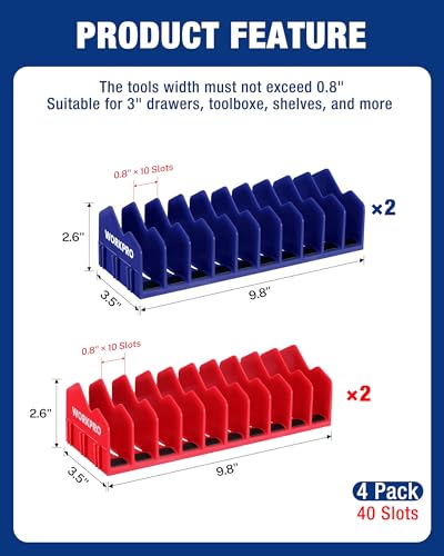 4 Pack Plier Organizer Rack (4 Count)