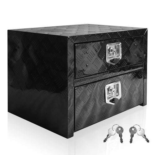 Underbody Truck Tool Box 36"x 18"x 20" Heavy Duty Double
