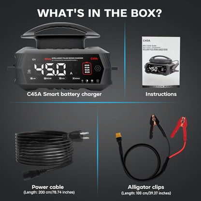 Car Battery Charger 45 Amp