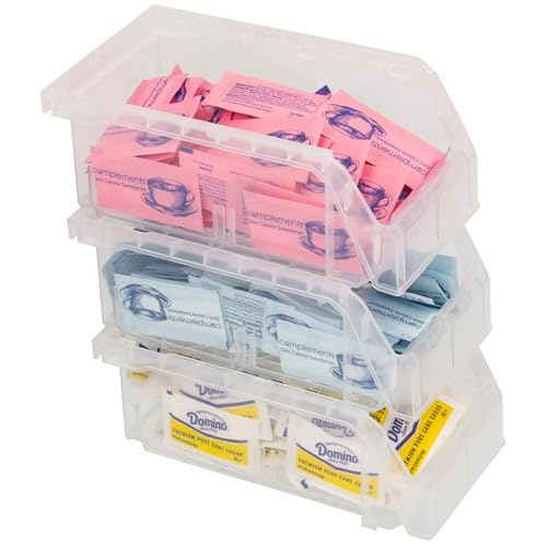 Small Stackable Plastic Storage Bins