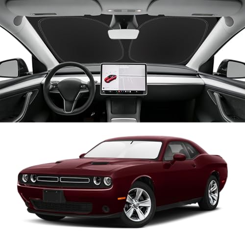 Custom Fit Windshield Sun Shade for Dodge Challenger 2015
