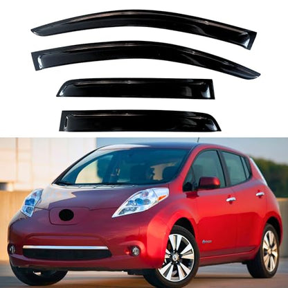 Window Visors Compatible with Nissan Leaf 2010 (4 Count)
