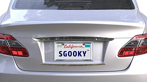 3D Chrome License Plate Frames