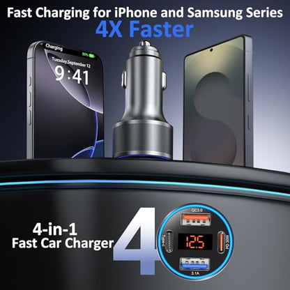 USB C Car Charger 3 Pack (3 Count)