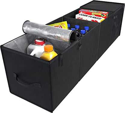 Auto Trunk Organizer With Insulated Cooler Compartments X (4 Count)