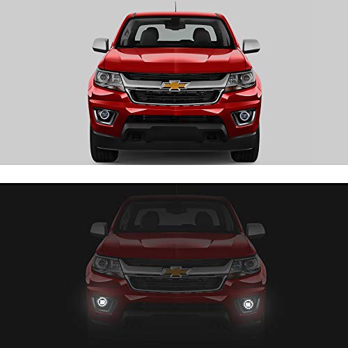 LED Fog Lights Compatible with Chevy Colorado Silverado Camaro Tahoe