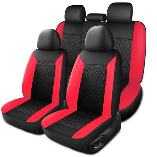 Faux Leather Full Set Car Seat Covers