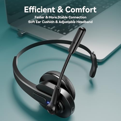 Bluetooth Headset with USB Dongle for Computer