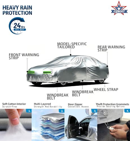 10 Layer Custom Fit Waterproof Sports Car Cover All Weather