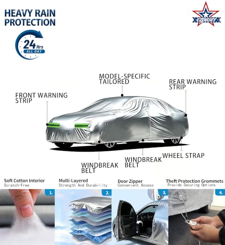 10 Layer Custom Fit Car Cover Waterproof All Weather